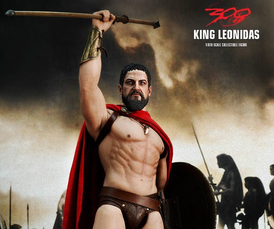 Hot Toys MMS114 300 Spartan Warrior - King Leonidas 1/6th Scale Collectible Figure