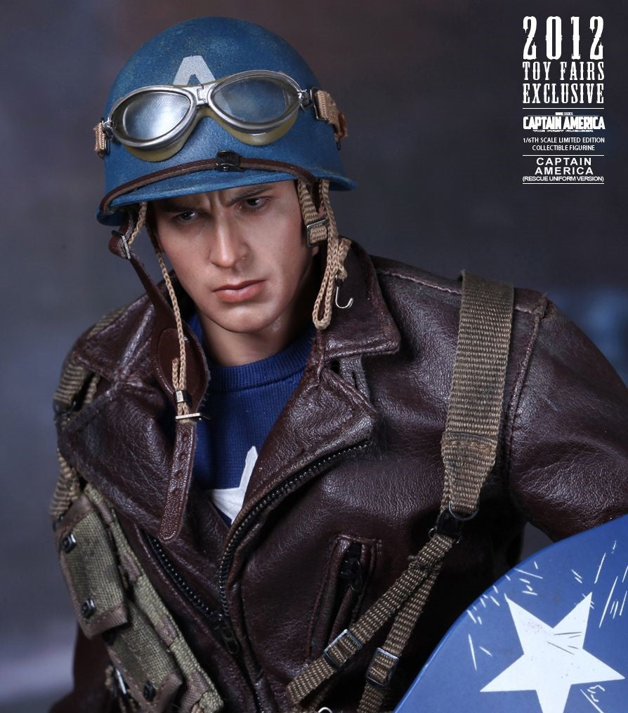 Hot Toys MMS180 Captain America: First Avenger - 1/6th scale Captain America (Rescue Uniform Version) Limited Edition Collectible Figure