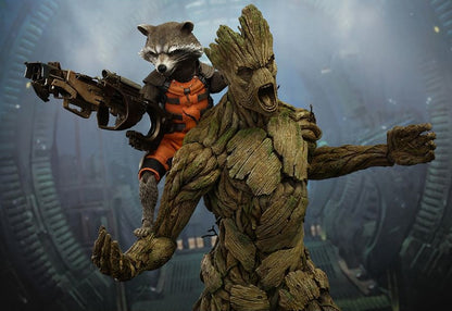 Hot Toys MMS254 Guardians of the Galaxy - 1/6th scale Rocket & Groot Collectible Figures Set