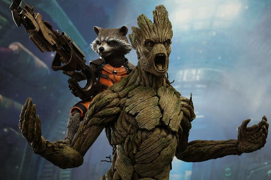 Hot Toys MMS254 Guardians of the Galaxy - 1/6th scale Rocket & Groot Collectible Figures Set