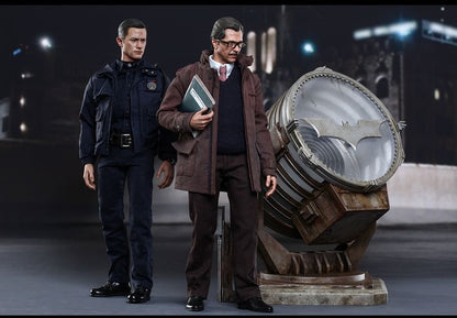 Hot Toys MMS275 The Dark Knight Rises - John Blake And Jim Gordon with Bat Signal Collectible Set