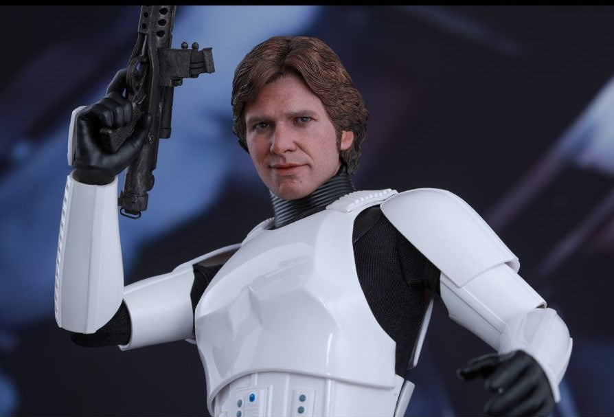 Hot Toys MMS418 Star Wars: Episode IV A New Hope - 1/6th scale Han Solo (Stormtrooper Disguise Version) Collectible Figure [Hot Toys Exclusive]