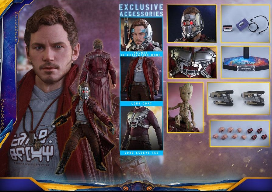 Hot Toys MMS421 Guardians of the Galaxy Vol. 2 - 1/6th scale Star-Lord Collectible Figure (Deluxe Version)