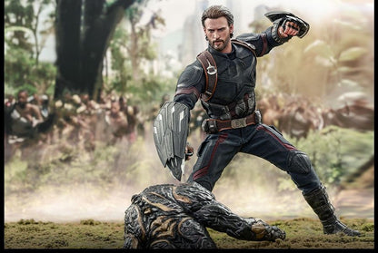 Hot Toys MMS481 Avengers: Infinity War - 1/6th scale Captain America Collectible Figure (Movie Promo Edition)