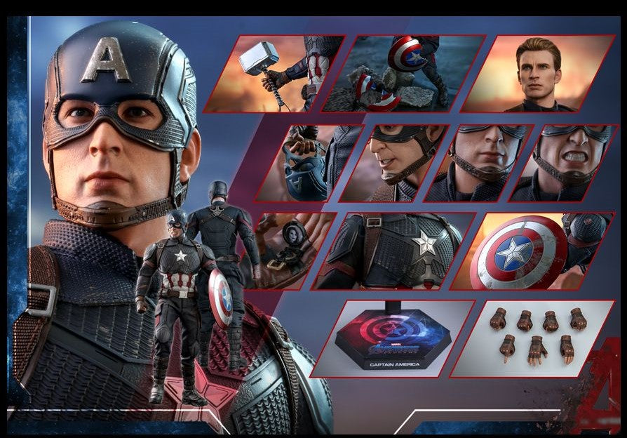 Hot Toys MMS536 Avengers: Endgame - 1/6th scale Captain America Collectible Figure