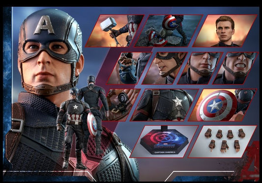 Hot Toys MMS536 Avengers: Endgame - 1/6th scale Captain America Collectible Figure