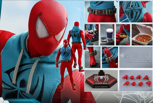 Hot Toys VGM34 Marvel's Spider-Man - 1/6th scale Spider-Man (Scarlet Spider Suit) Collectible Figure (Toy Fair Exclusive)
