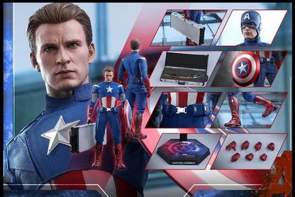 Hot Toys MMS563 Avengers: Endgame - 1/6th scale Captain America (2012 Version) Collectible Figure