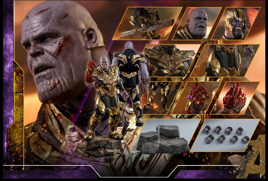 Hot Toys MMS564 Avengers: Endgame - 1/6th scale Thanos (Battle Damaged Version) Collectible Figure