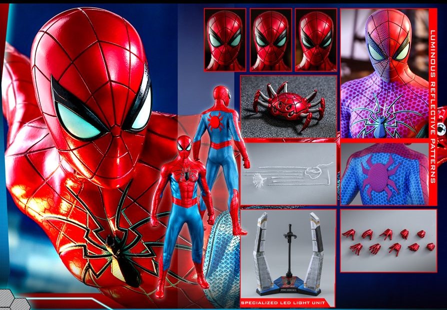 Hot Toys VGM43 Marvel's Spider-Man - 1/6th scale Spider-Man (Spider Armor - MK IV Suit) Collectible Figure