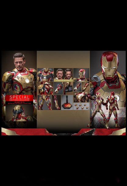 Hot Toys MMS758D65B Iron Man 3 - 1/6th scale Iron Man Mark XLII Collectible Figure (Special Edition)