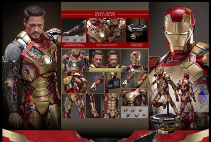 Hot Toys MMS759D66 Iron Man 3 - 1/6th scale Iron Man Mark XLII (2.0) Collectible Figure (Deluxe Version)