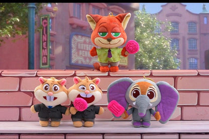 Hot Toys PPLU074N Zootopia - Zootopia Cosbi Plush Keychain Collection