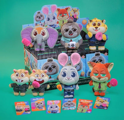 Hot Toys PPLU074N Zootopia - Zootopia Cosbi Plush Keychain Collection