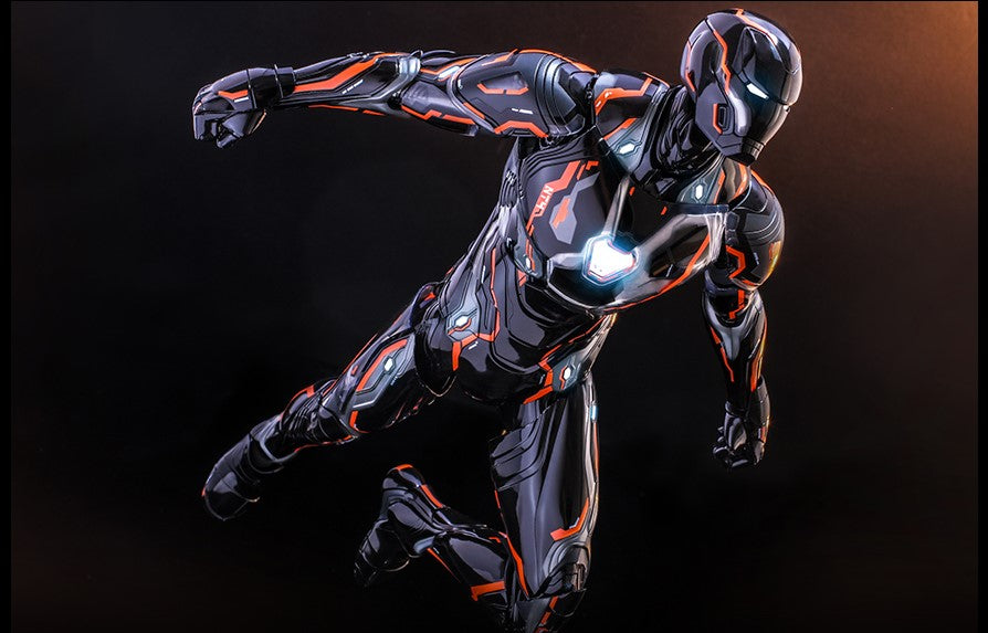 Hot Toys MMS597D39 Avengers: Infinity War - 1/6th scale Neon Tech Iron Man 4.0 Collectible Figure (Toy Fair Exclusive)