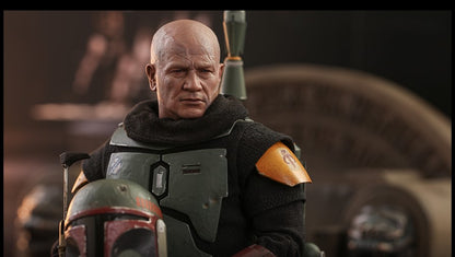 Hot Toys TMS056 Star Wars: The Mandalorian - 1/6th scale Boba Fett (Repaint Armor) and Throne Collectible Se