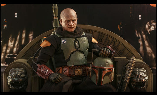 Hot Toys TMS056 Star Wars: The Mandalorian - 1/6th scale Boba Fett (Repaint Armor) and Throne Collectible Se