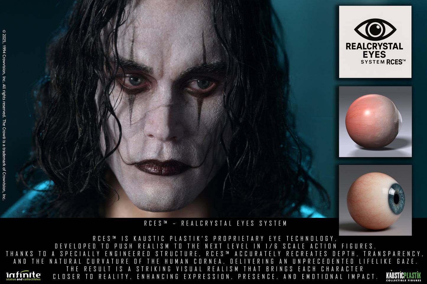 Pre-Order Infinite Statue - THE CROW ERIC DRAVEN 1/6 LUXURY ACTION FIGURE (Deluxe Gold Edition)