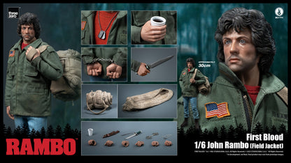 threezero Rambo: First Blood - 1/6 John Rambo (Field Jacket) Collectible Figure