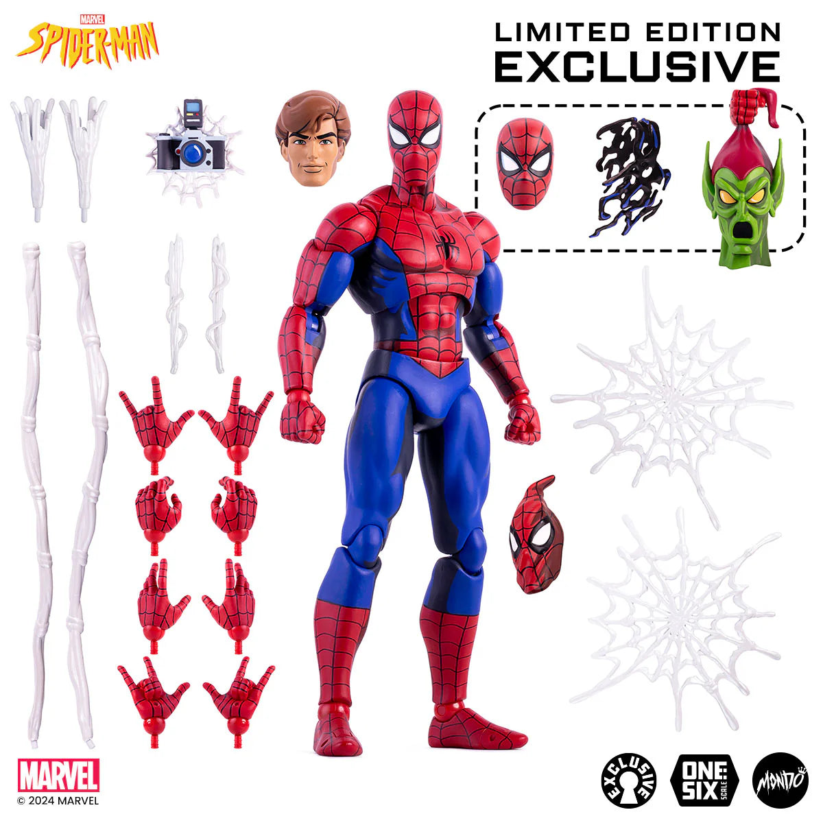 Pre-Order Mondo Spider-Man: The Animated Series - Spider-Man Sixth Scale Figure Exclusive