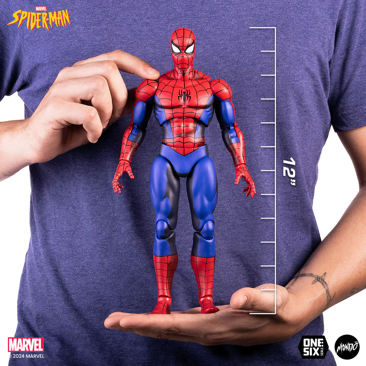 Pre-Order Mondo Spider-Man: The Animated Series - Spider-Man Sixth Scale Figure Exclusive