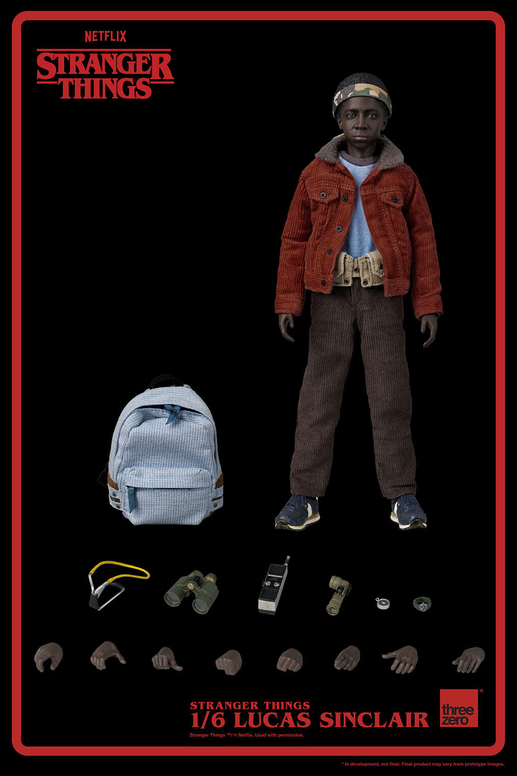 threezero Stranger Things - 1/6 Lucas Sinclair collectible figure