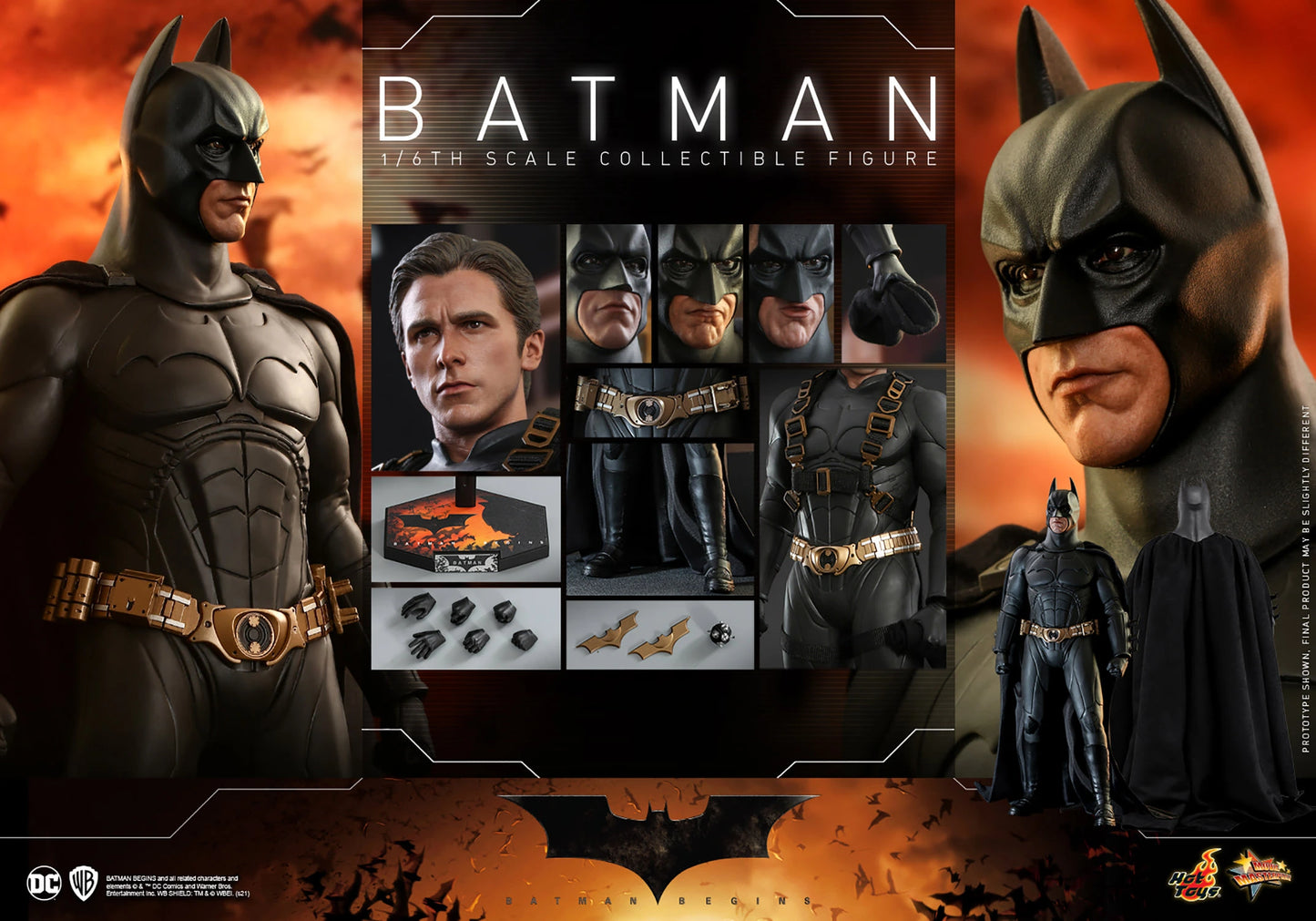 Hot Toys MMS595 Batman Begins - 1/6th scale Batman Collectible Figure (Exclusive)