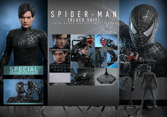 Pre-Order Hot Toys MMS727B Spider-Man 3 - 1/6th scale Spider-Man (Black Suit) Collectible Figure (Special Edition)