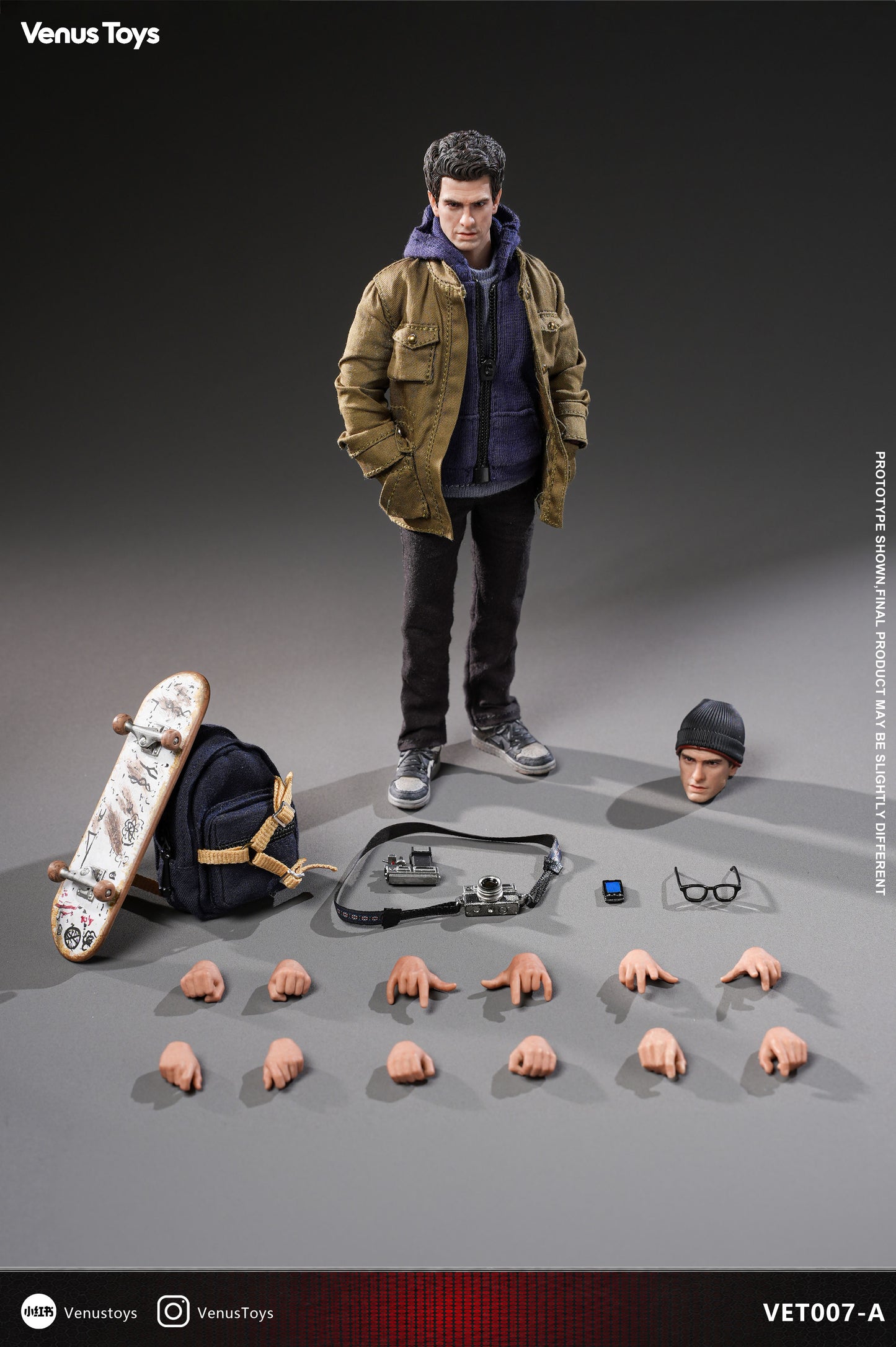 Pre-Order Venus Toys VET007-A - Night Vigilante 1/12 Scale Action Figure (Yellow Jacket)