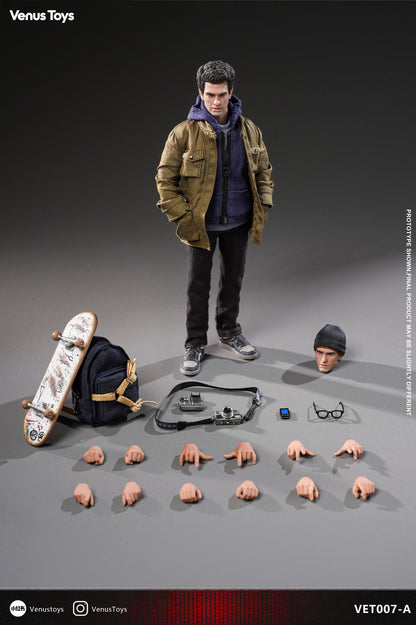 Pre-Order Venus Toys VET007-A - Night Vigilante 1/12 Scale Action Figure (Yellow Jacket)