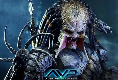 Hot Toys MMS190 Alien vs Predator AVP - 1/6 Scale Scar Predator 2.0 Collectible Figure