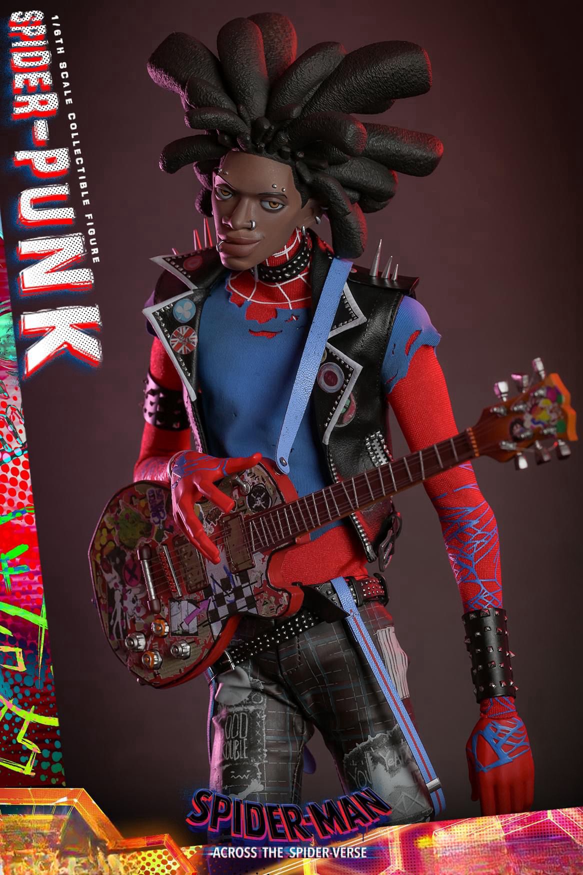 Pre-Order Hot Toys MMS726B Spider-Man: Across the Spider-Verse - 1/6th scale Spider Punk Collectible Figure (Special Edition)