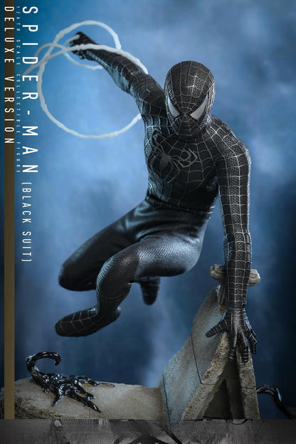 Pre-Order Hot Toys MMS728B Spider-Man 3 - 1/6th scale Spider-Man (Black Suit) Collectible Figure (Deluxe Version) (Special Edition)