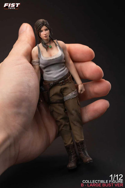 Pre-Order Fist Toys FIST-003 - Jungle Huntress 1/12 Scale Action Figure (Large Bust Version (B))