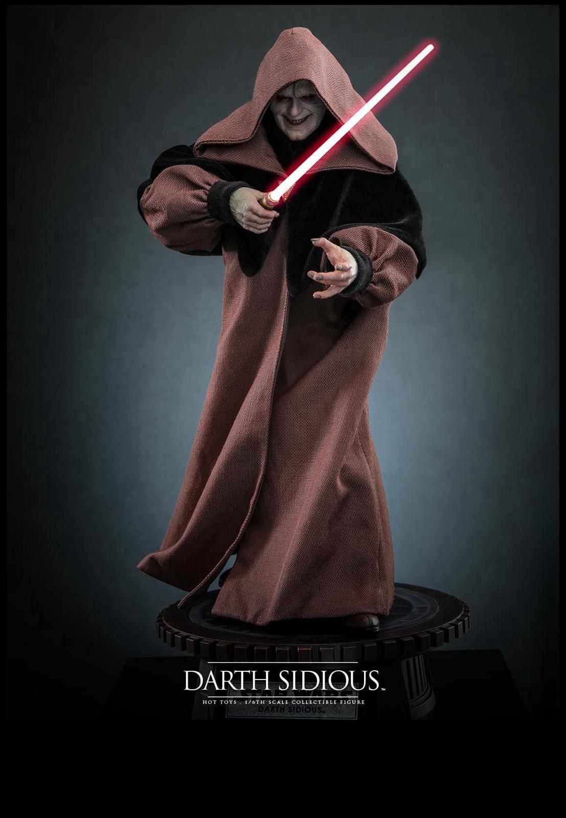 Pre-Order Hot Toys MMS745B Star Wars Revenge of the Sith - Darth Sidious 1/6 Scale Collectible Figure Exclusive Edition