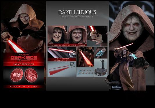 Pre-Order Hot Toys MMS745B Star Wars Revenge of the Sith - Darth Sidious 1/6 Scale Collectible Figure Exclusive Edition