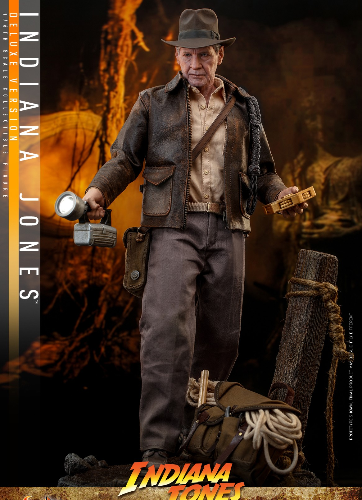 Pre-Order Hot Toys MMS717 Indiana Jones and the Dial of Destiny – Indiana Jones 1/6 Scale Collectible Figure (Deluxe Version)