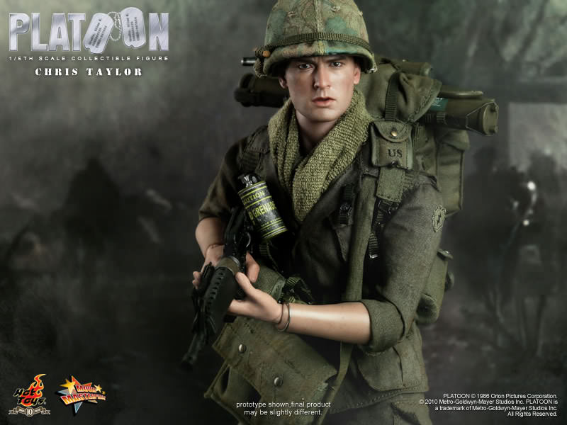 Hot Toys MMS135 Platoon - 1/6th scale Chris Taylor Collectible Figure