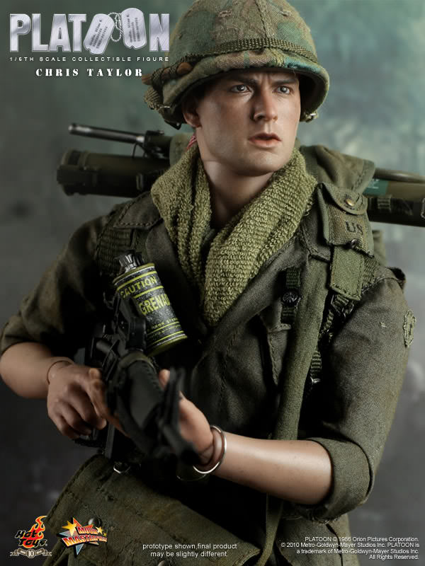 Hot Toys MMS135 Platoon - 1/6th scale Chris Taylor Collectible Figure