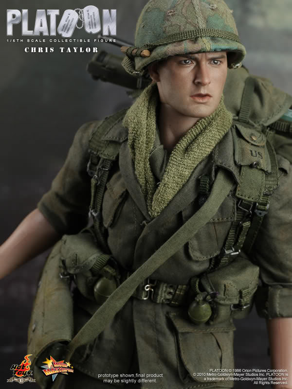 Hot Toys MMS135 Platoon - 1/6th scale Chris Taylor Collectible Figure