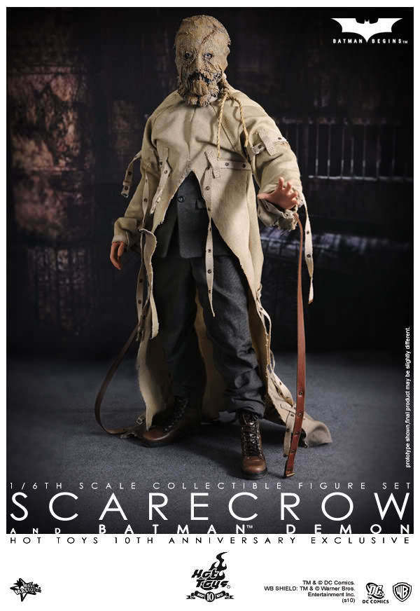 Hot Toys MMS140 Batman Begins - 1/6th scale Batman Demon & Scarecrow Collectible Figure