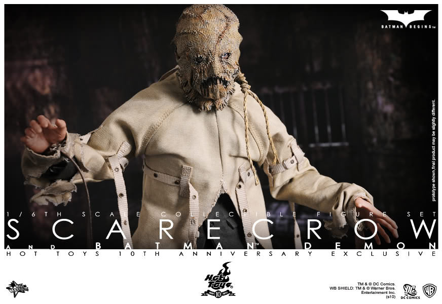 Hot Toys MMS140 Batman Begins - 1/6th scale Batman Demon & Scarecrow Collectible Figure