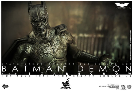 Hot Toys MMS140 Batman Begins - 1/6th scale Batman Demon & Scarecrow Collectible Figure