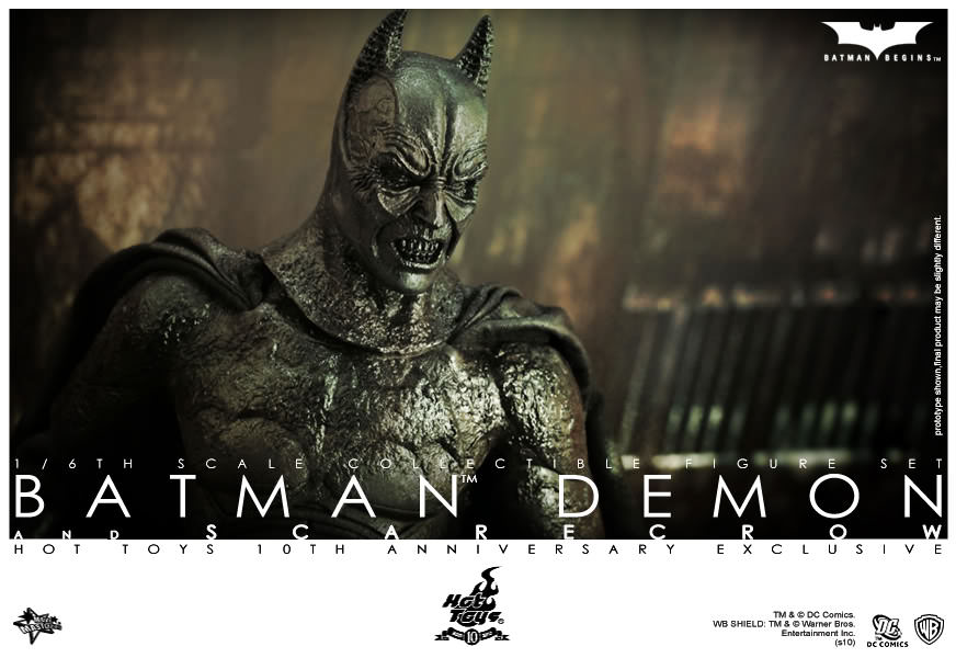 Hot Toys MMS140 Batman Begins - 1/6th scale Batman Demon & Scarecrow Collectible Figure