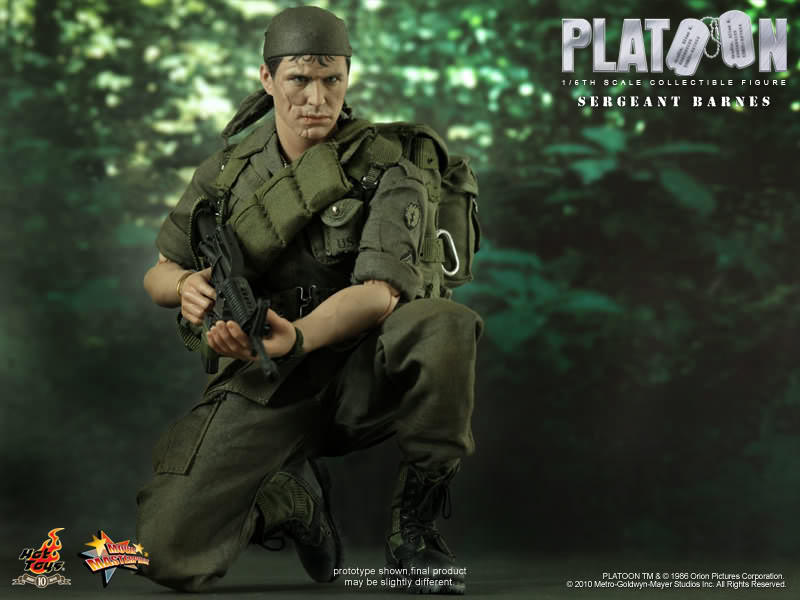 Hot Toys MMS141 Platoon - 1/6th scale Sergeant Barnes Collectible Figure