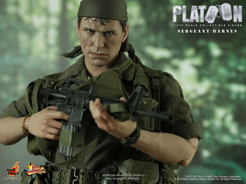 Hot Toys MMS141 Platoon - 1/6th scale Sergeant Barnes Collectible Figure