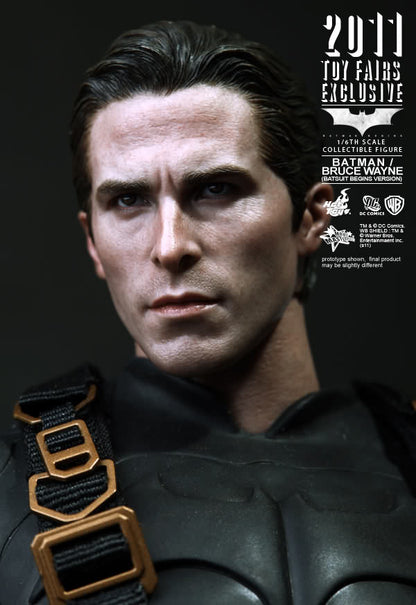 Hot Toys MMS155 Batman Begins - 1/6th scale Batman/ Bruce Wayne (Batsuit Begins Version) Collectible Figure