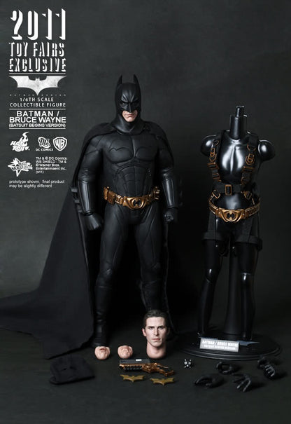 Hot Toys MMS155 Batman Begins - 1/6th scale Batman/ Bruce Wayne (Batsuit Begins Version) Collectible Figure