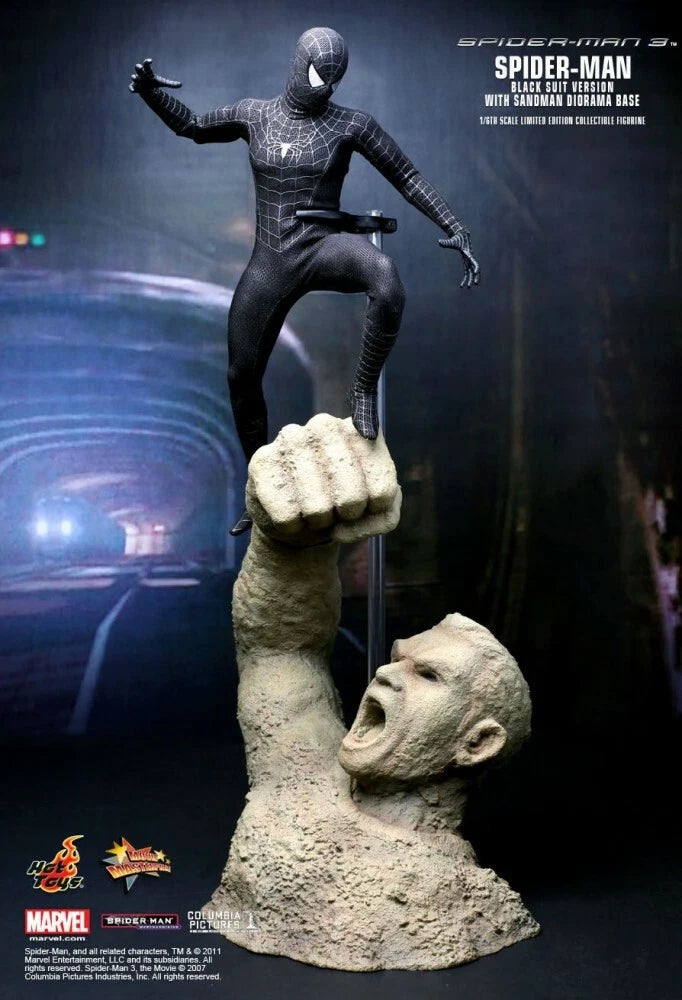 Hot Toys MMS165 Spider-Man 3 - 1/6th scale Spider-Man (Black Suit Version) Collectible Figure