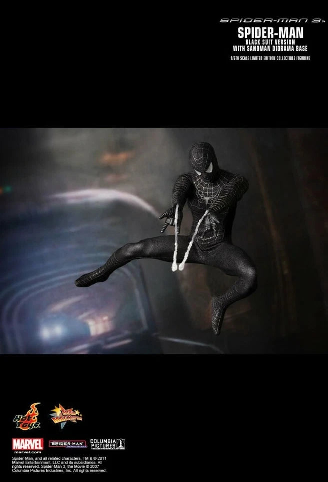 Hot Toys MMS165 Spider-Man 3 - 1/6th scale Spider-Man (Black Suit Version) Collectible Figure